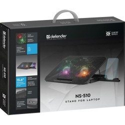 Podstawka chłodząca NS-510 2W 2XUSB RGB 15.6 cala | PartsPC.pl