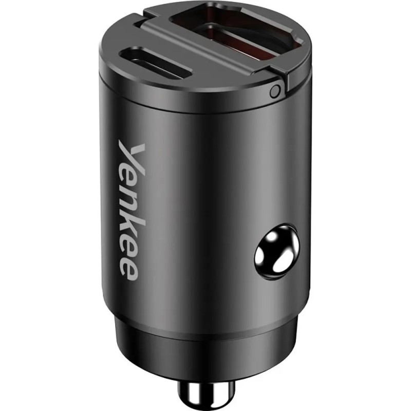Ładowarka samochodowa CAR 02 Power Delivery 30W USB-A, USB-C | PartsPC.pl