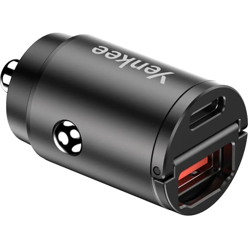 Ładowarka samochodowa CAR 02 Power Delivery 30W USB-A, USB-C | PartsPC.pl