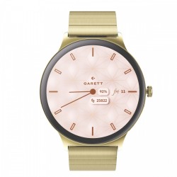 Smartwatch Verona 2 złoty stalowy | PartsPC.pl