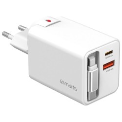 Ładowarka sieciowa Flex Jojo 65W GaN 2xUSB-C + USB-A Biała  … | PartsPC.pl