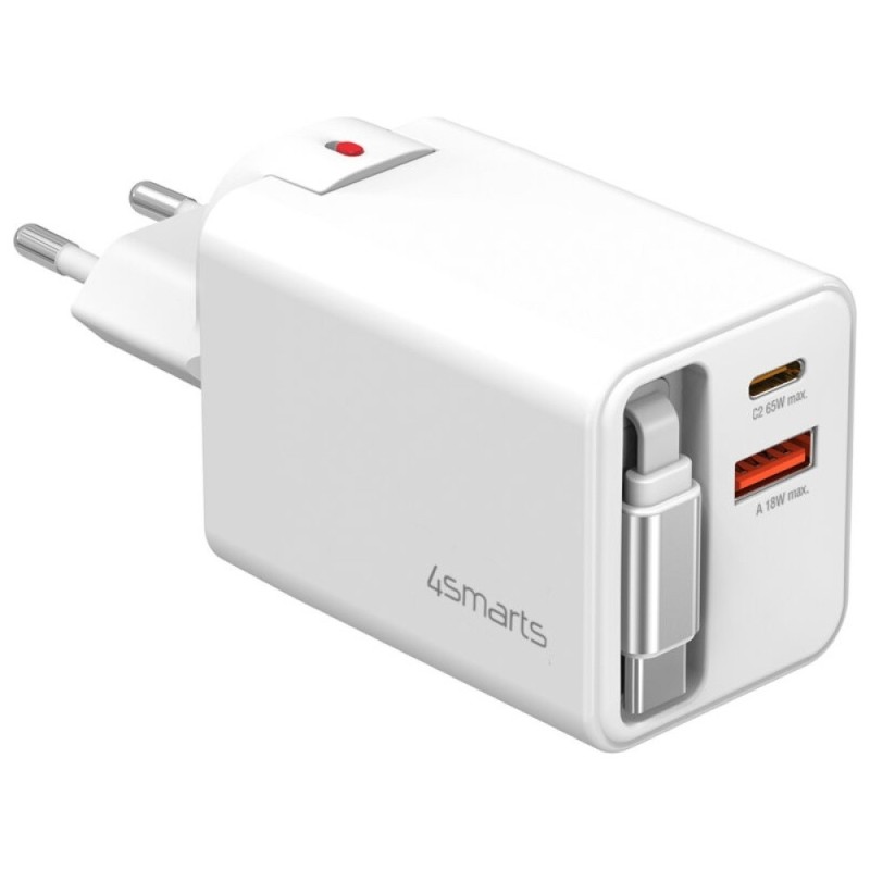 Ładowarka sieciowa Flex Jojo 65W GaN 2xUSB-C + USB-A Biała  … | PartsPC.pl