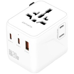 Adapter podróżny 20W GaN Nomad 2xUSB-C + 1xUSB-A | PartsPC.pl