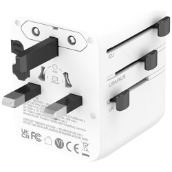 Adapter podróżny 20W GaN Nomad 2xUSB-C + 1xUSB-A | PartsPC.pl