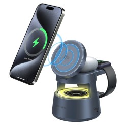 Stacja ładująca Aura Sound Qi2 Szara | PartsPC.pl