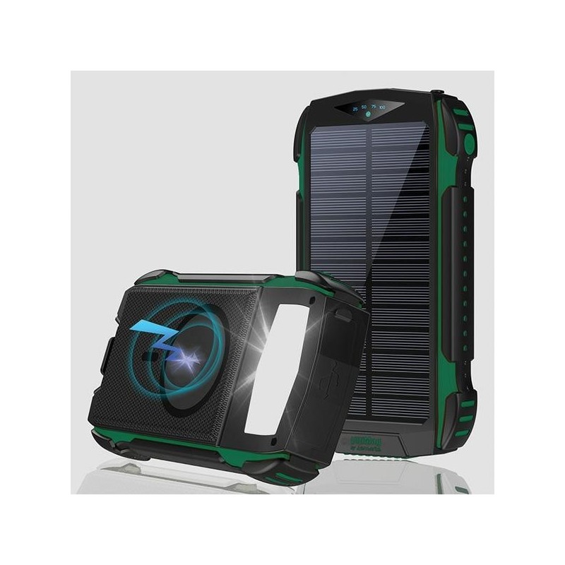 Powerbank Solarny 20000mAh TitanPack Rugged UltiMag Zielony | PartsPC.pl