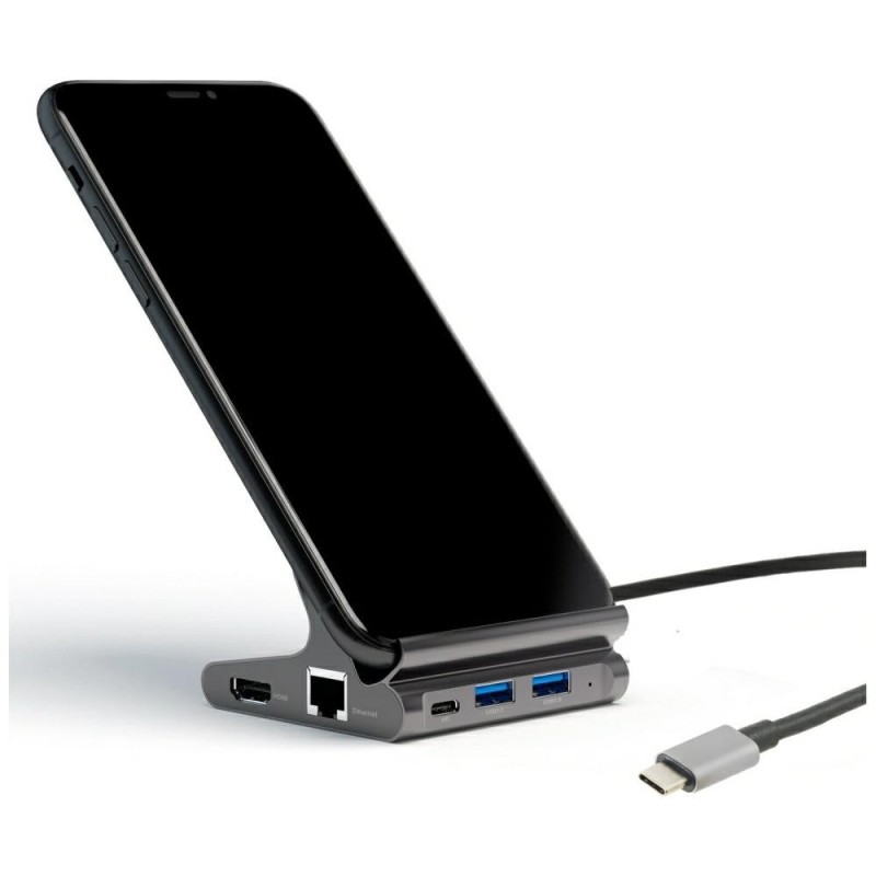 Podstawka tablet/smartphone 7w1 DeX 2xUSB-C/ 2xUSB-A/ HDMI/S… | PartsPC.pl