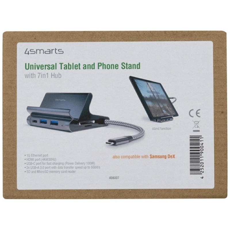 Podstawka tablet/smartphone 7w1 DeX 2xUSB-C/ 2xUSB-A/ HDMI/S… | PartsPC.pl