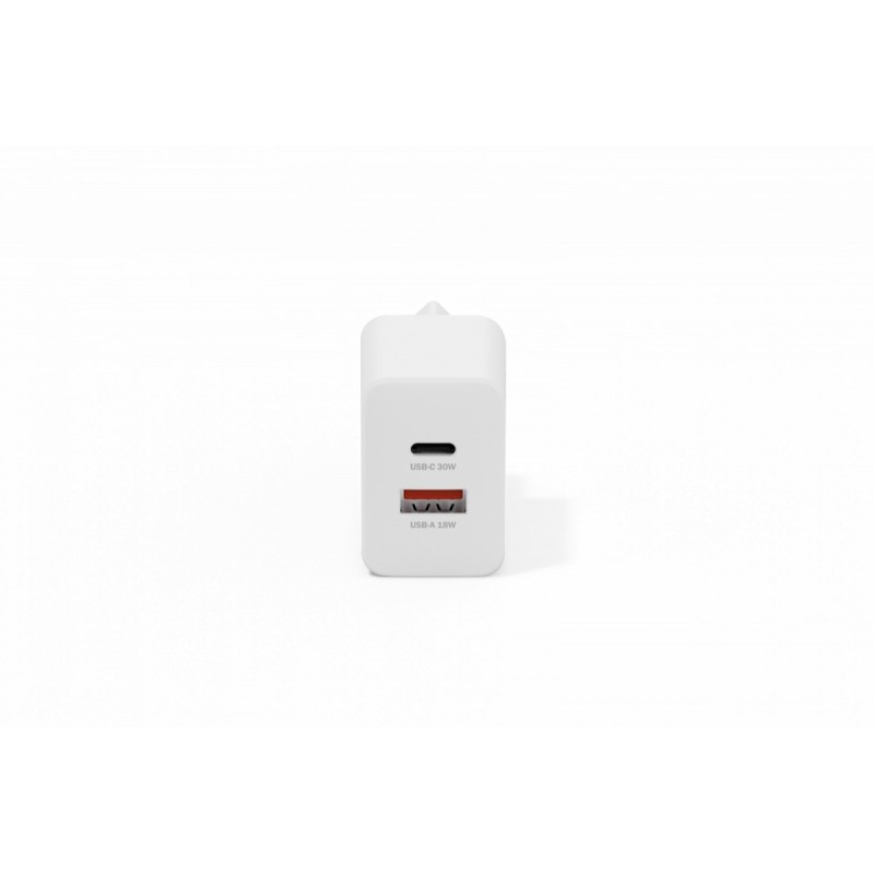 Ładowarka sieciowa DIGITUS GaN II 30W, 1x USB-C, 1x USB-A, P… | PartsPC.pl