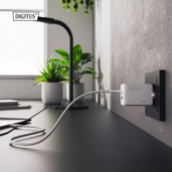 Ładowarka sieciowa DIGITUS GaN II 45W, 1x USB-C, 1x USB-A, P… | PartsPC.pl