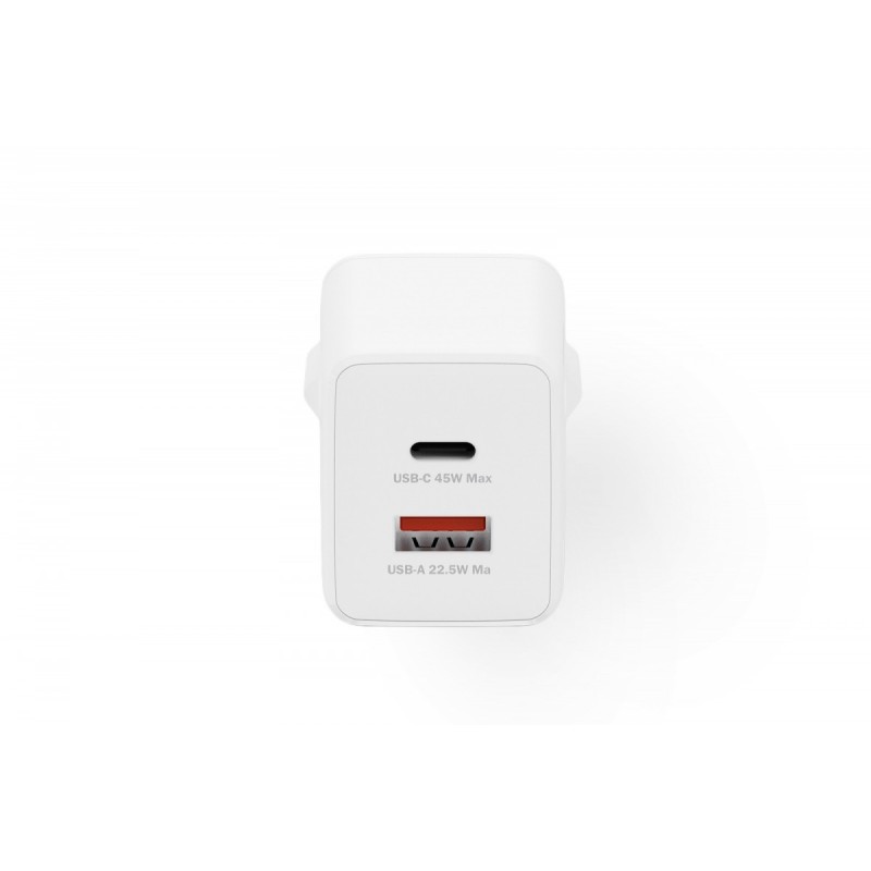 Ładowarka sieciowa DIGITUS GaN II 45W, 1x USB-C, 1x USB-A, P… | PartsPC.pl