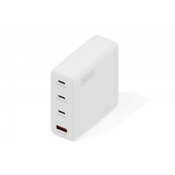 Ładowarka sieciowa DIGITUS GaN II 140W, 3x USB-C, 1x USB-A, … | PartsPC.pl