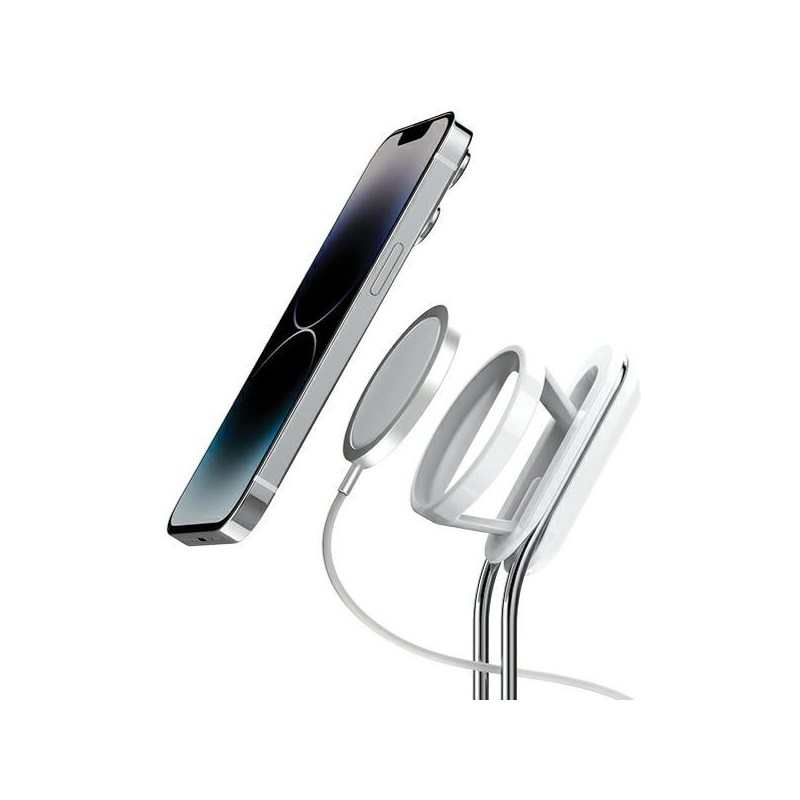 Stojak MagSafe SIM-300 na smartfon srebrny | PartsPC.pl