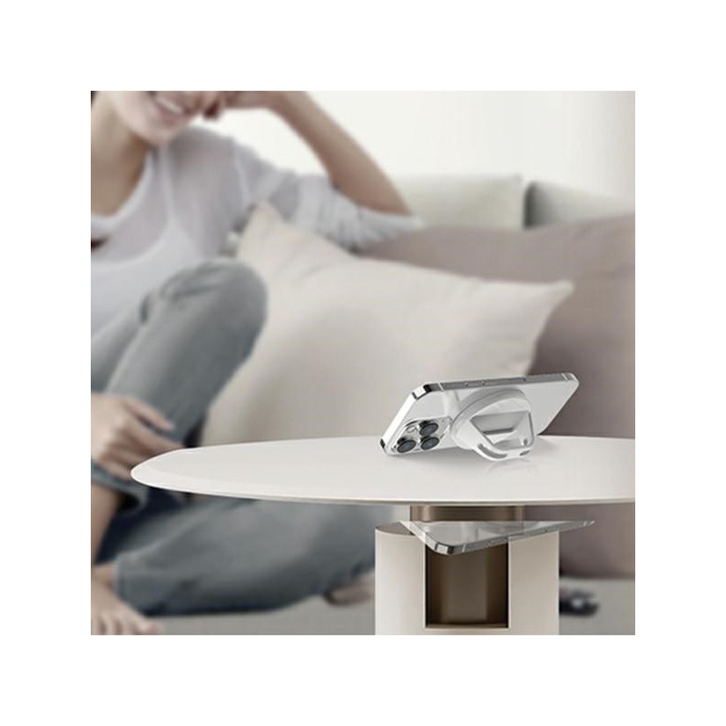Stojak MagSafe SIM-300 na smartfon srebrny | PartsPC.pl