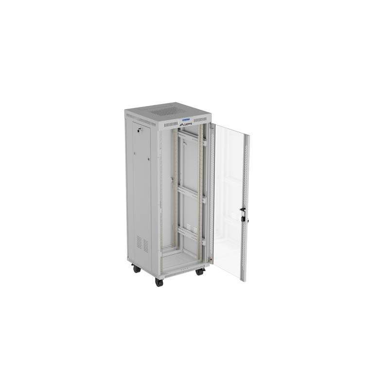 Szafa instalacyjna Rack Stojąca Lanberg 19" 32U 600x600 szar… | PartsPC.pl