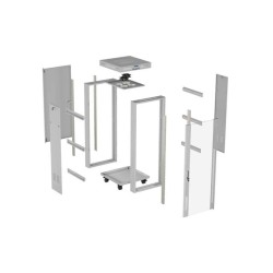 Szafa instalacyjna Rack Stojąca Lanberg 19" 32U 600x600 szar… | PartsPC.pl