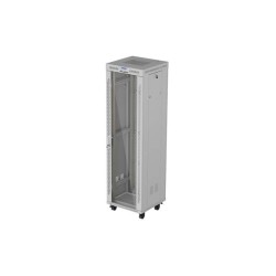 Szafa instalacyjna Rack stojąca 19" 42U 600x600 szare drzwi … | PartsPC.pl
