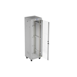 Szafa instalacyjna Rack stojąca 19" 42U 600x600 szare drzwi … | PartsPC.pl