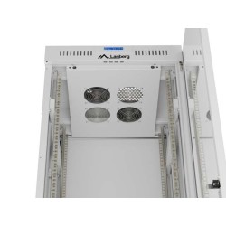 Szafa instalacyjna Rack stojąca 19" 42U 600x600 szare drzwi … | PartsPC.pl