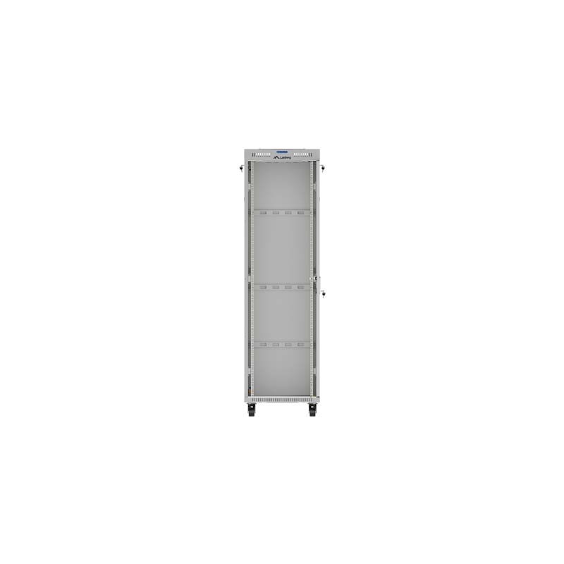 Szafa instalacyjna Rack stojąca 19" 42U 600x600 szare drzwi … | PartsPC.pl