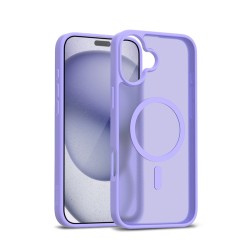Etui Hybrid Matte Magnetic Etui MagSafe iPhone 17 Lawendowe | PartsPC.pl