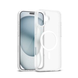 Etui Hybrid Matte Magnetic Etui MagSafe iPhone 17 Białe | PartsPC.pl