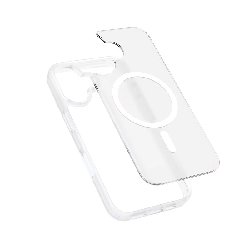 Etui Hybrid Matte Magnetic Etui MagSafe iPhone 17 Białe | PartsPC.pl