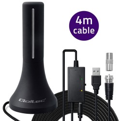 Antena telewizyjna Qoltec TV DVB-T/T2 | PartsPC.pl