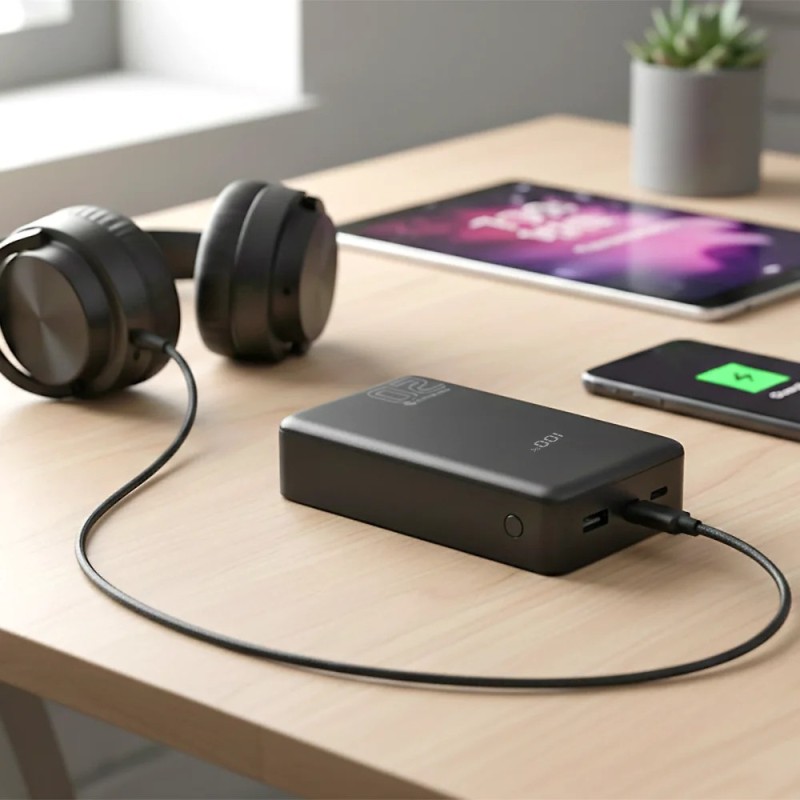 Powerbank everActive EB-20QB 20 000mAh 1x USB + 2x USB-C 20W… | PartsPC.pl