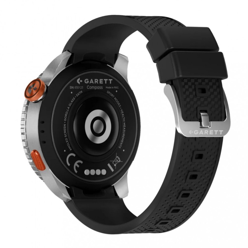 Smartwatch Compass GPS srebrny | PartsPC.pl