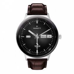Smartwatch Quantum srebrny stalowy | PartsPC.pl