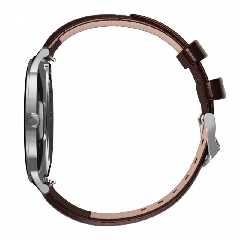 Smartwatch Quantum srebrny stalowy | PartsPC.pl