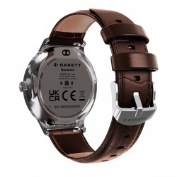Smartwatch Quantum srebrny stalowy | PartsPC.pl