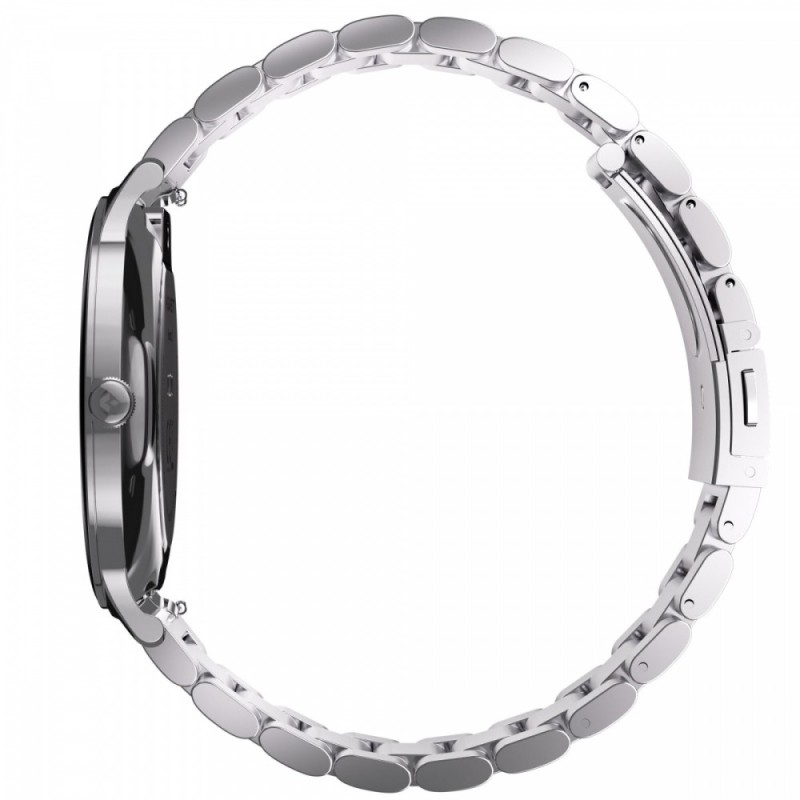Smartwatch Quantum srebrny stalowy | PartsPC.pl