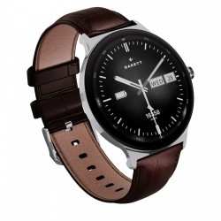 Smartwatch Quantum srebrny stalowy | PartsPC.pl