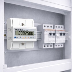 Miernik zużycia energii Qoltec trójfazowy na szynę DIN | PartsPC.pl