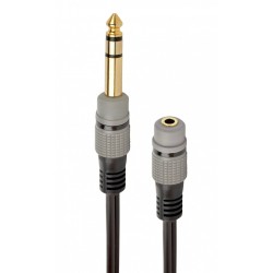 Adapter audio kabel 0,2m od 3,5mm do 6,35mm | PartsPC.pl