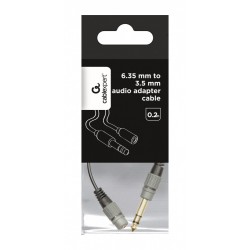 Adapter audio kabel 0,2m od 3,5mm do 6,35mm | PartsPC.pl