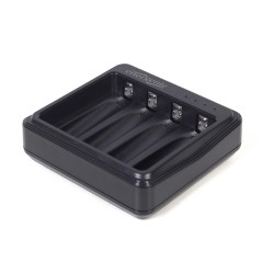 Ładowarka USB do akumulatorów AA/AAA, czarna | PartsPC.pl