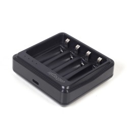 Ładowarka USB do akumulatorów AA/AAA, czarna | PartsPC.pl