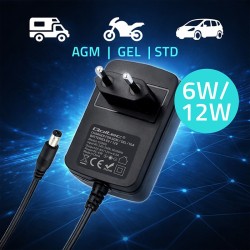 Ładowarka do akumulatora Qoltec 6V/12V 6W | PartsPC.pl