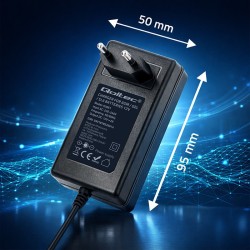 Ładowarka do akumulatora Qoltec 12V | 2A | 24W | PartsPC.pl