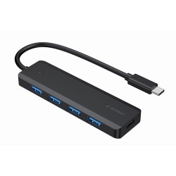 HUB 4-portowy USB 3.1 (Gen 1) typu C, port PD USB-C | PartsPC.pl