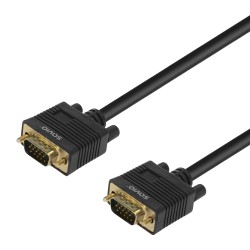 Kabel VGA (M) – VGA (M) Savio CL-202 ekranowany+2 feryty 1,8… | PartsPC.pl
