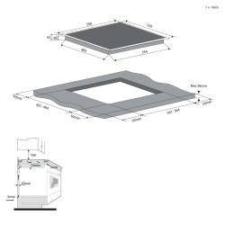 Płyta indukcyjna CDTP644SC/E1 | PartsPC.pl