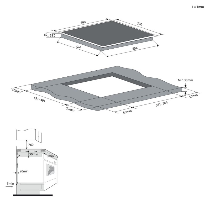 Płyta indukcyjna CDTP644SC/E1 | PartsPC.pl