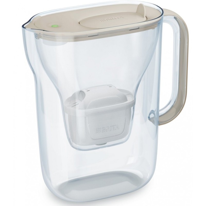 Dzbanek filtrujący Style Essential 2.4l + 2 wkłady, piaskowy | PartsPC.pl