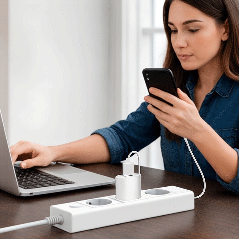 Ładowarka sieciowa USB-A, 5W, 5V/1A, USB-A | PartsPC.pl
