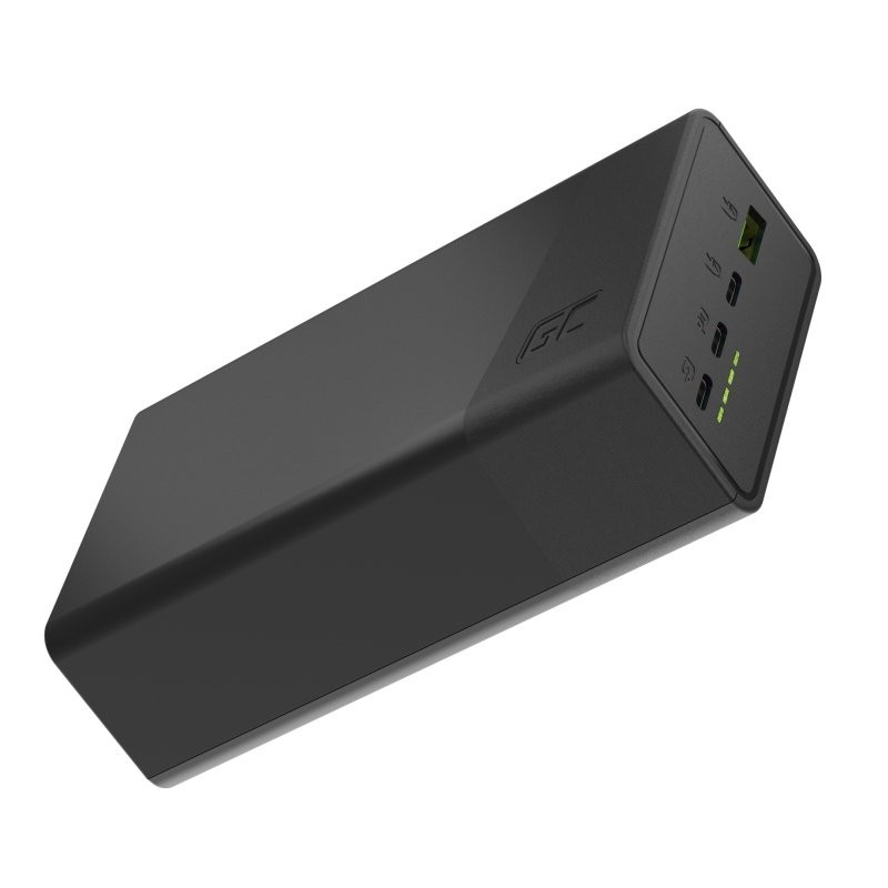 Powerbank 30 000mAh, 22.5W, 4 porty, czarny | PartsPC.pl