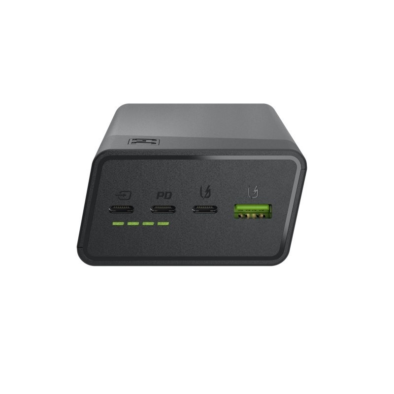 Powerbank 30 000mAh, 22.5W, 4 porty, czarny | PartsPC.pl